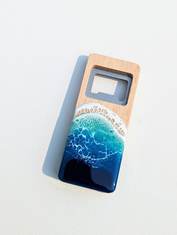 Wooden Ocean Bottle Opener