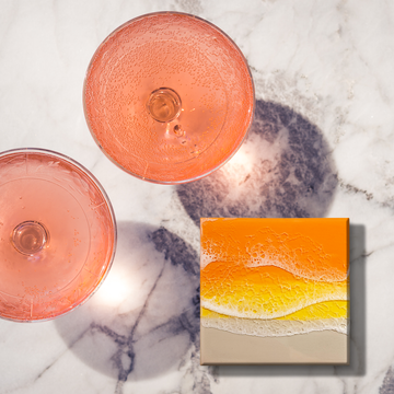Orange Ocean Coasters